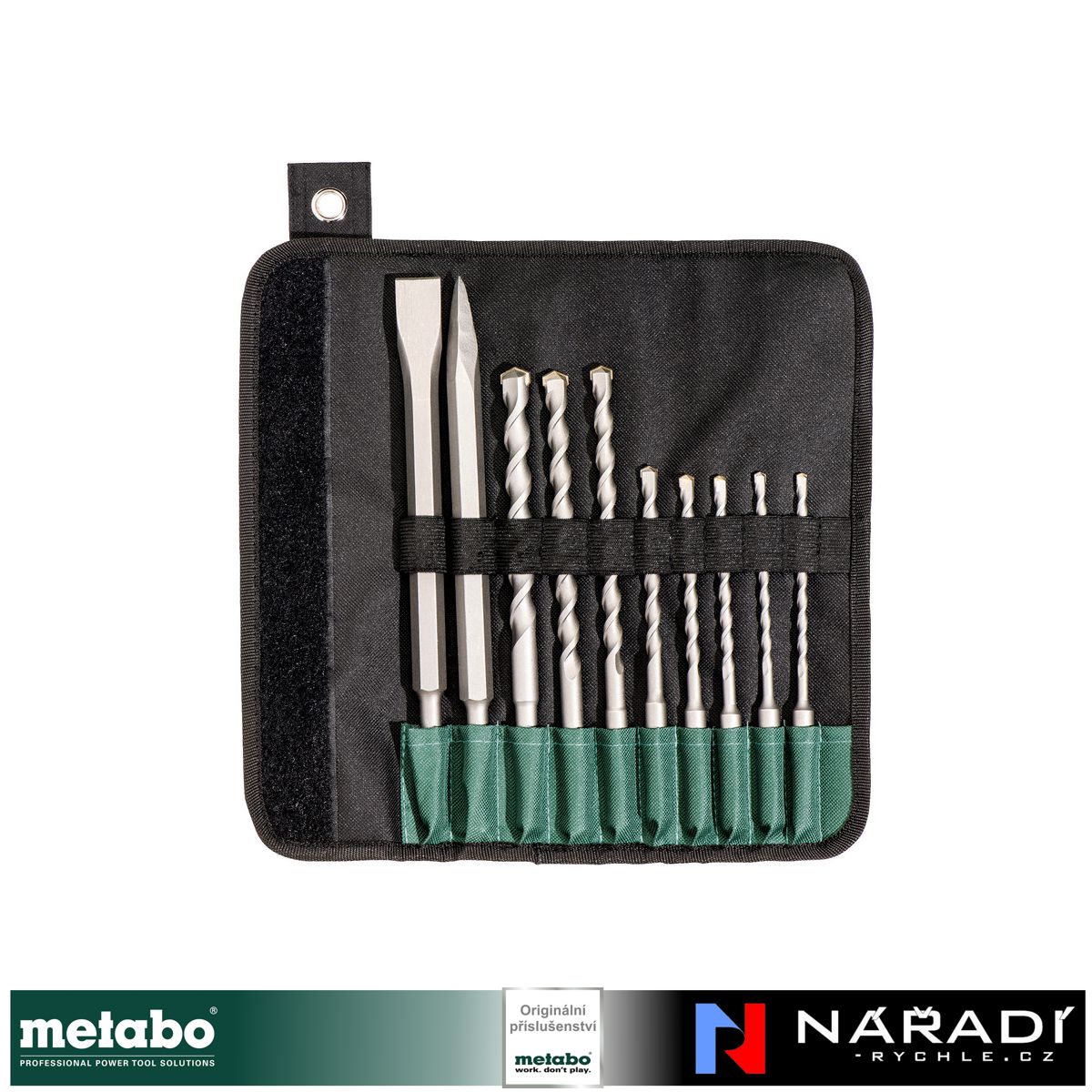 Sada vrtáků / sekáčů SDS+ „SP“ Metabo, 10-dílná
