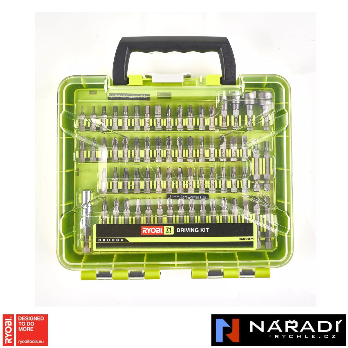 Sada šroubovacích bitů Ryobi RAKDD71