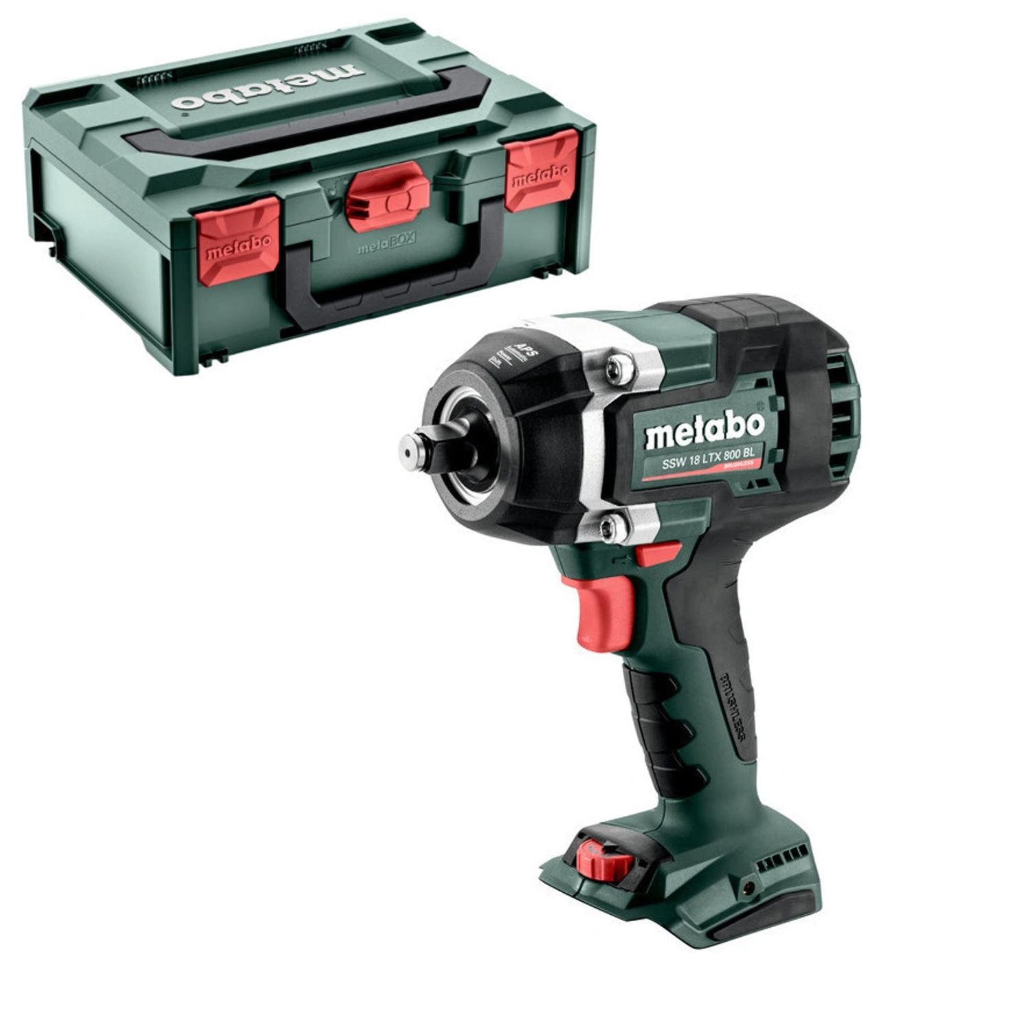 Aku rázový utahovák Metabo SSW 18 LTX 800 BL, 18V, metaBOX
