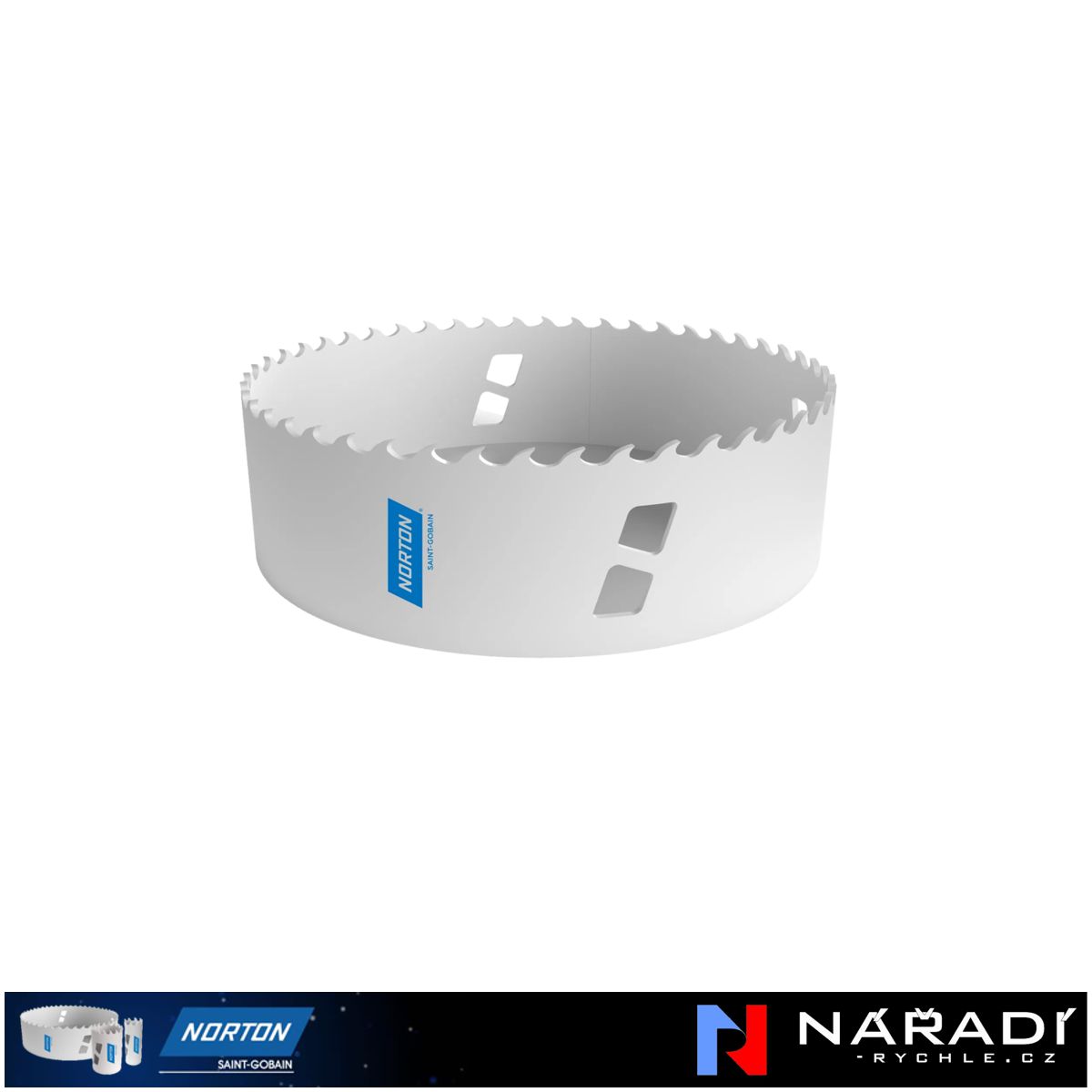 Bi-metalová vrtací korunka NORTON M42 Cobalt, 64mm