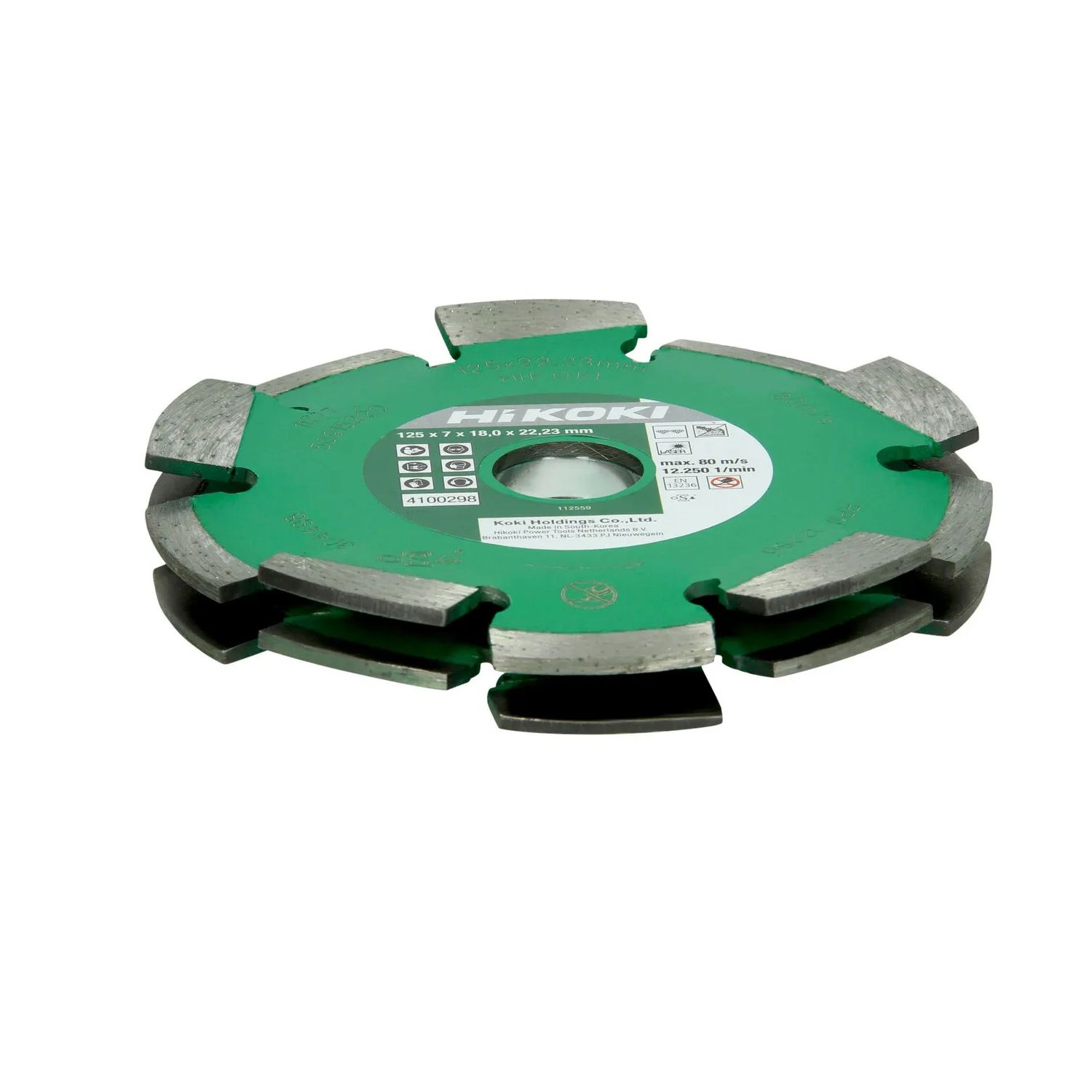 Frézovací kotouč HiKOKI, 125x28,5x22,23mm, 2-řadý