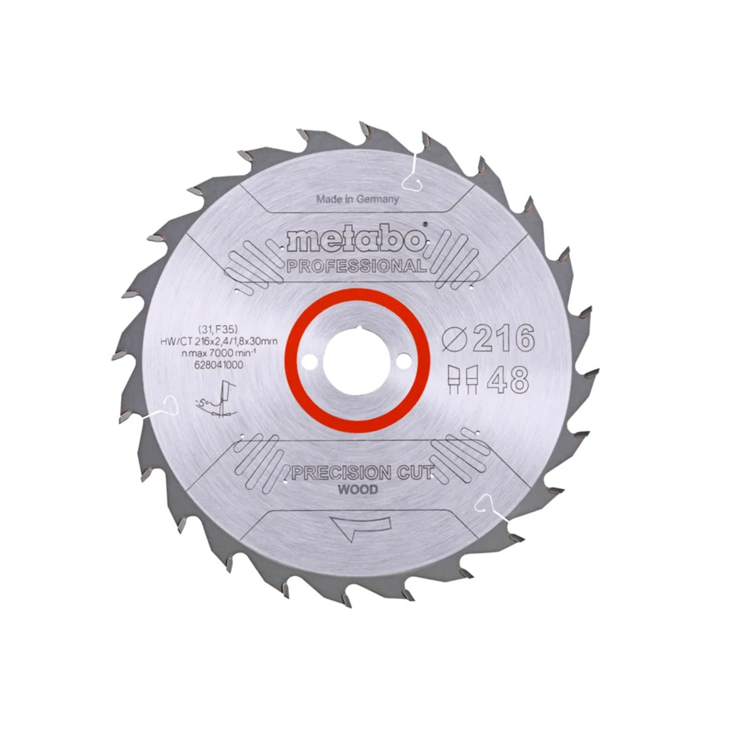 Pilový kotouč Metabo "precision cut wood - professional" 216×30, Z48