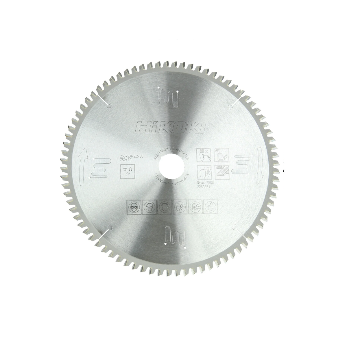 Kotouč na laminát a hliník HiKOKI 255x30 mm, 60z