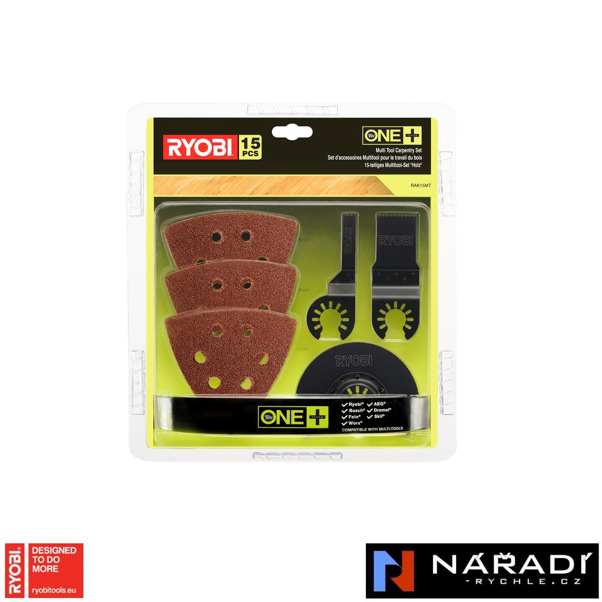 Ryobi RAK15MT - sada pro multi stroje 15ks