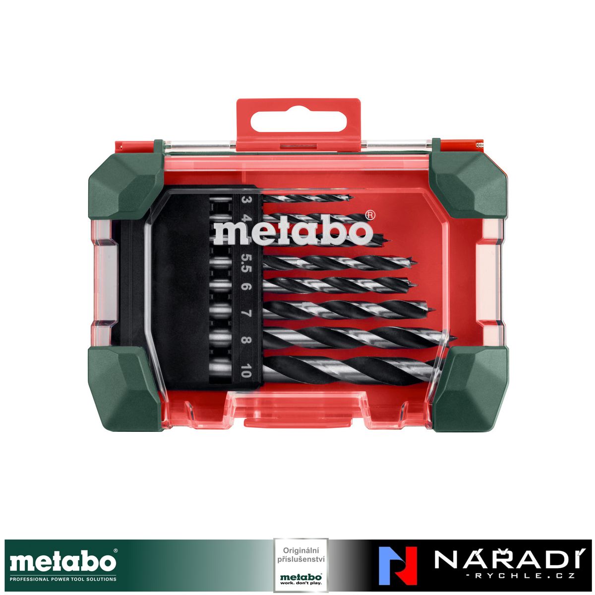 Sada vrtáků do dřeva Metabo "SP", 8-dílná