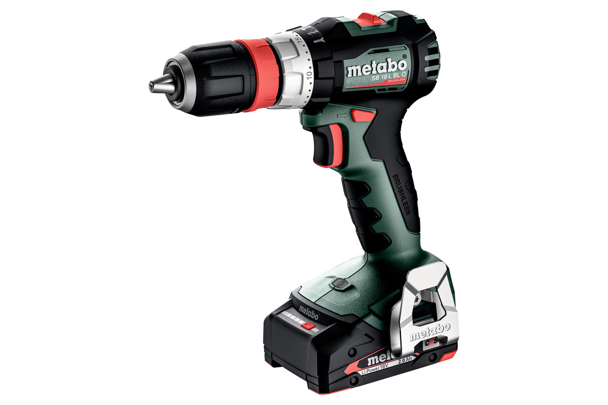 Aku příklepová vrtačka Metabo SB 18 L BL Q, 2×2Ah, 18V, metaBOX