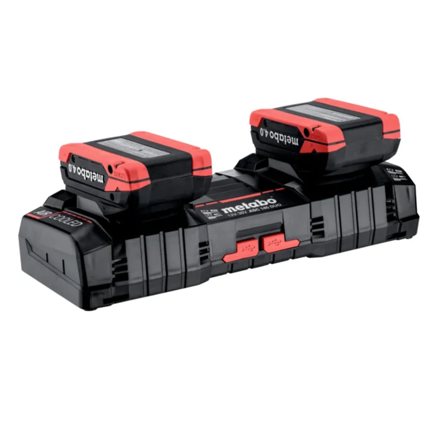 Nabíječka Metabo ASC 145 DUO, 12-36 V, „AIR COOLED“, EU