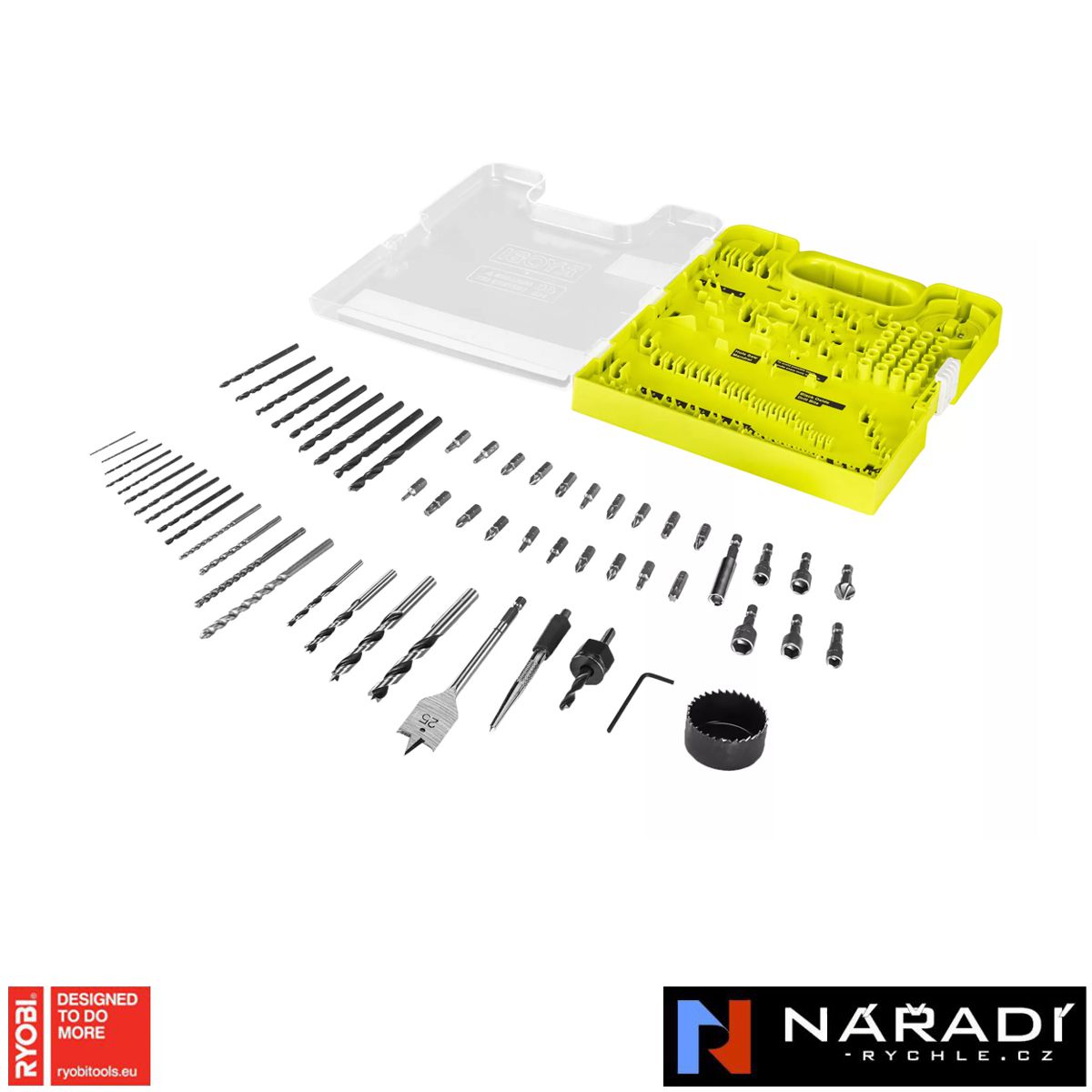 Sada vrtáků a šroubovacích bitů Ryobi RAKDD60