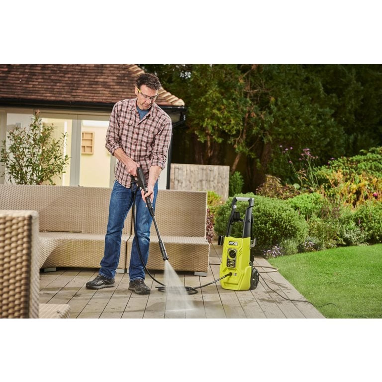 Elektrický vysokotlaký čistič Ryobi RY130PWA