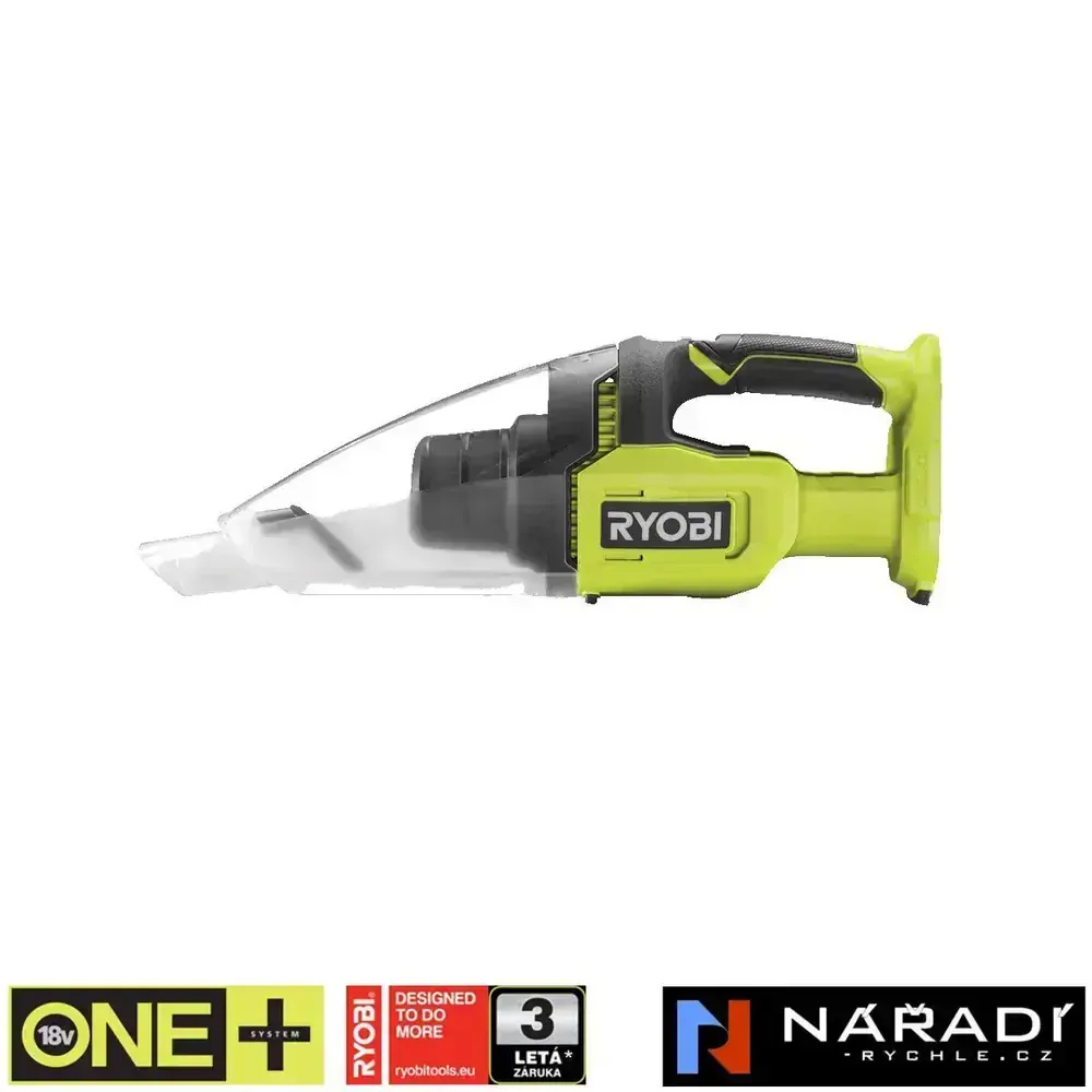 Aku ruční vysavač Ryobi RHV18F-0, 18V
