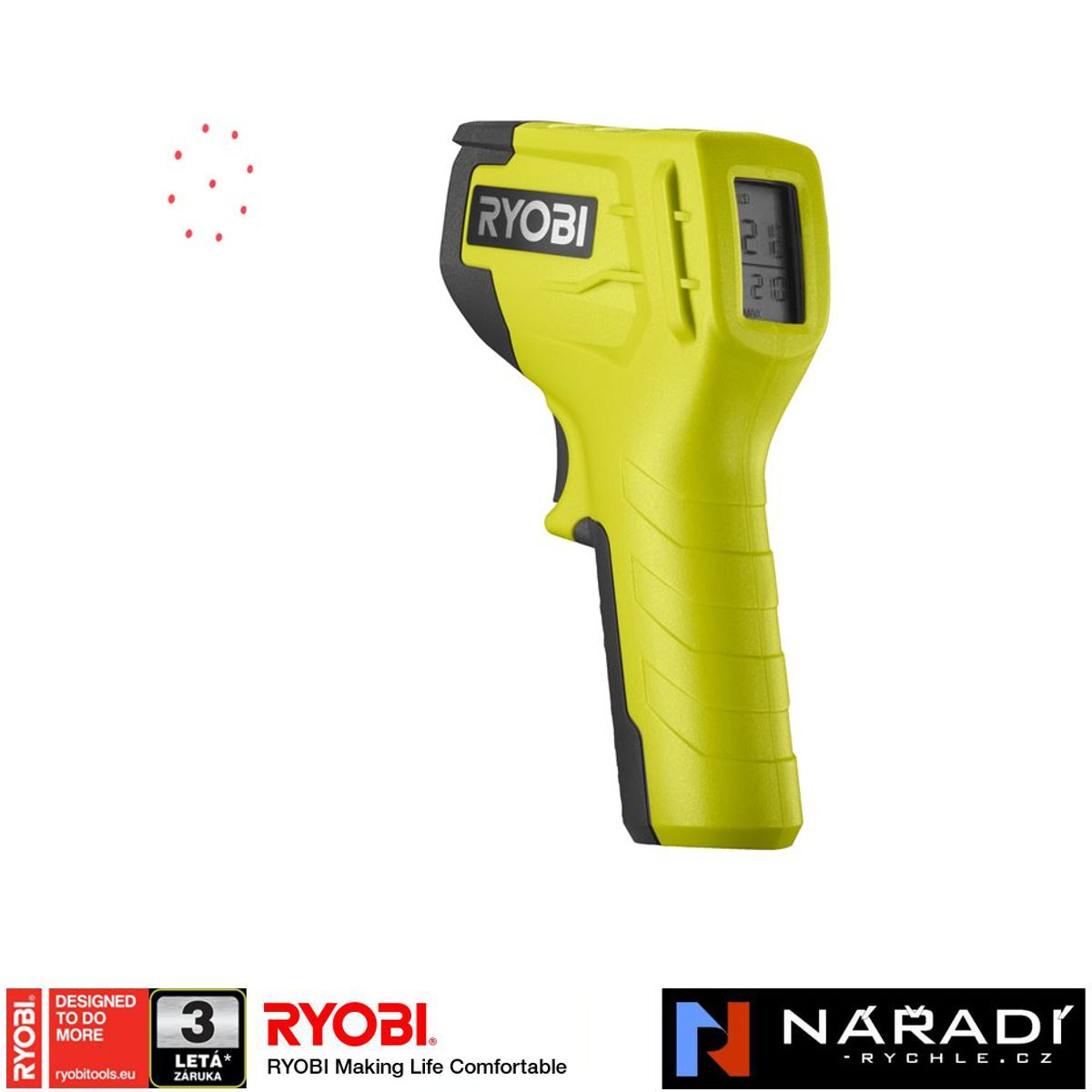 Infračervený teploměr Ryobi RBIRT08