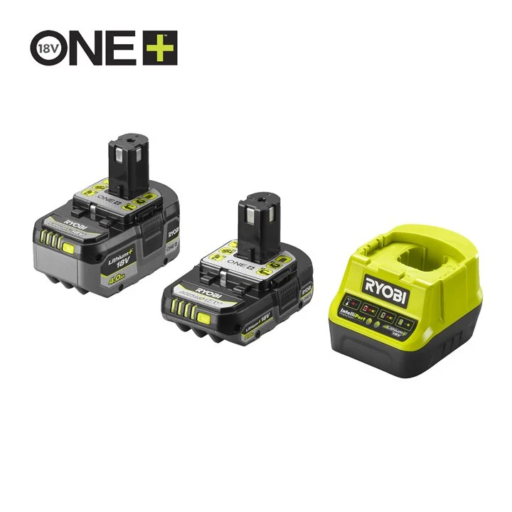 Aku set 2Ah + 4Ah - Ryobi RC18120-242X, 18V