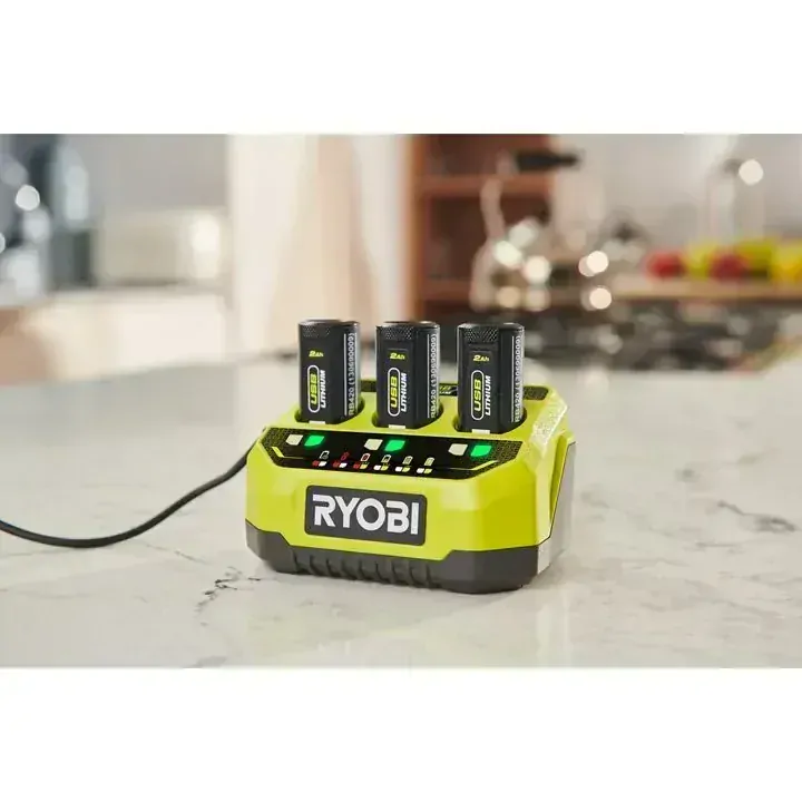 3-portová rychlonabíječka RYOBI RC43P, 4V USB Lithium™