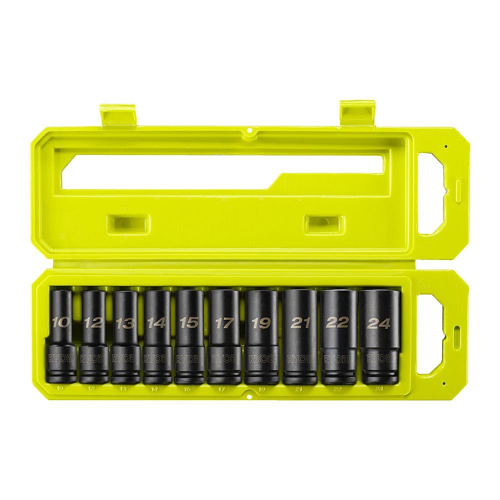 Sada rázových hlavic Ryobi RHDIS10PC, 10-dílná