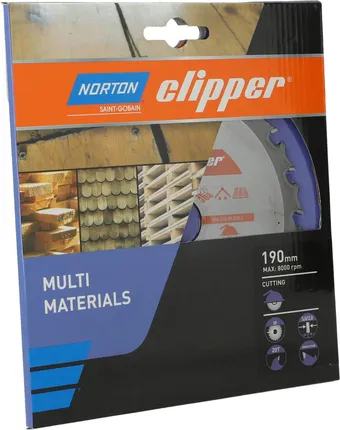 Pilový kotouč Norton Clipper, 190x30 Z20 Multimaterial