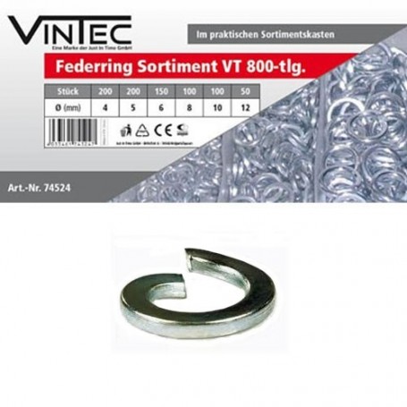 Sada pérových podložek Vintec, 800-dílná