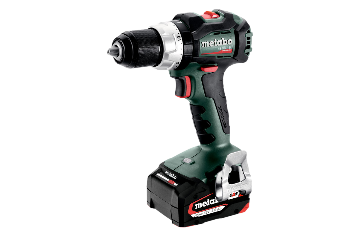 Aku příklepová vrtačka Metabo SB 18 LT BL, 2×4Ah, 18V, metaBOX
