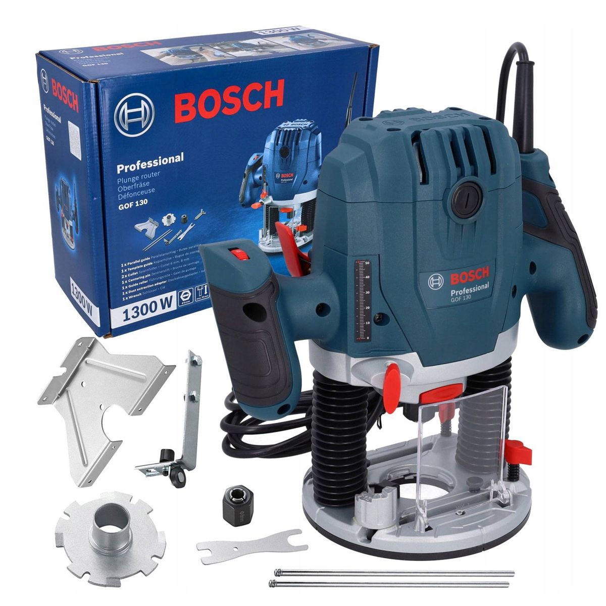 Horní frézka Bosch GOF 130 Professional, 1300 W