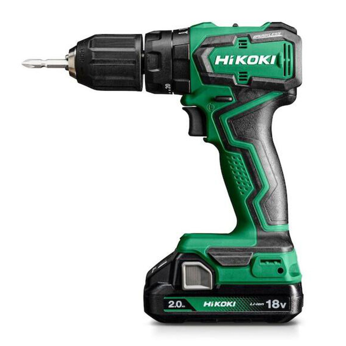 Aku příklepová vrtačka HiKOKI DV18DDWRZ, 2×2Ah, 18V, kufr