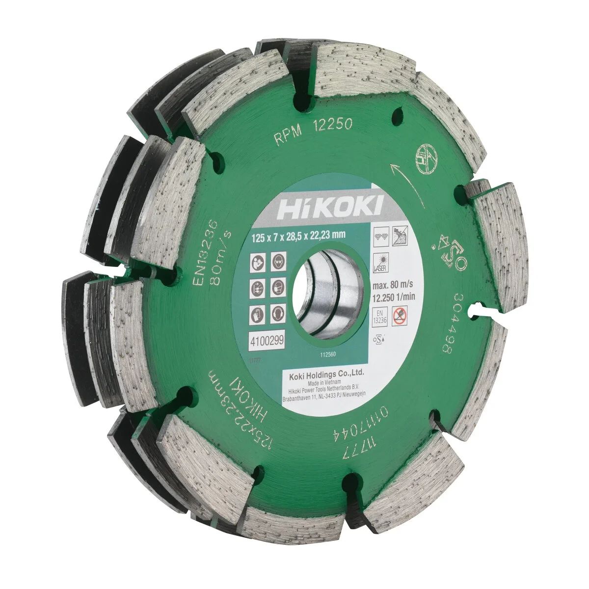 Frézovací kotouč HiKOKI, 125x28,5x22,23mm, Universal laser