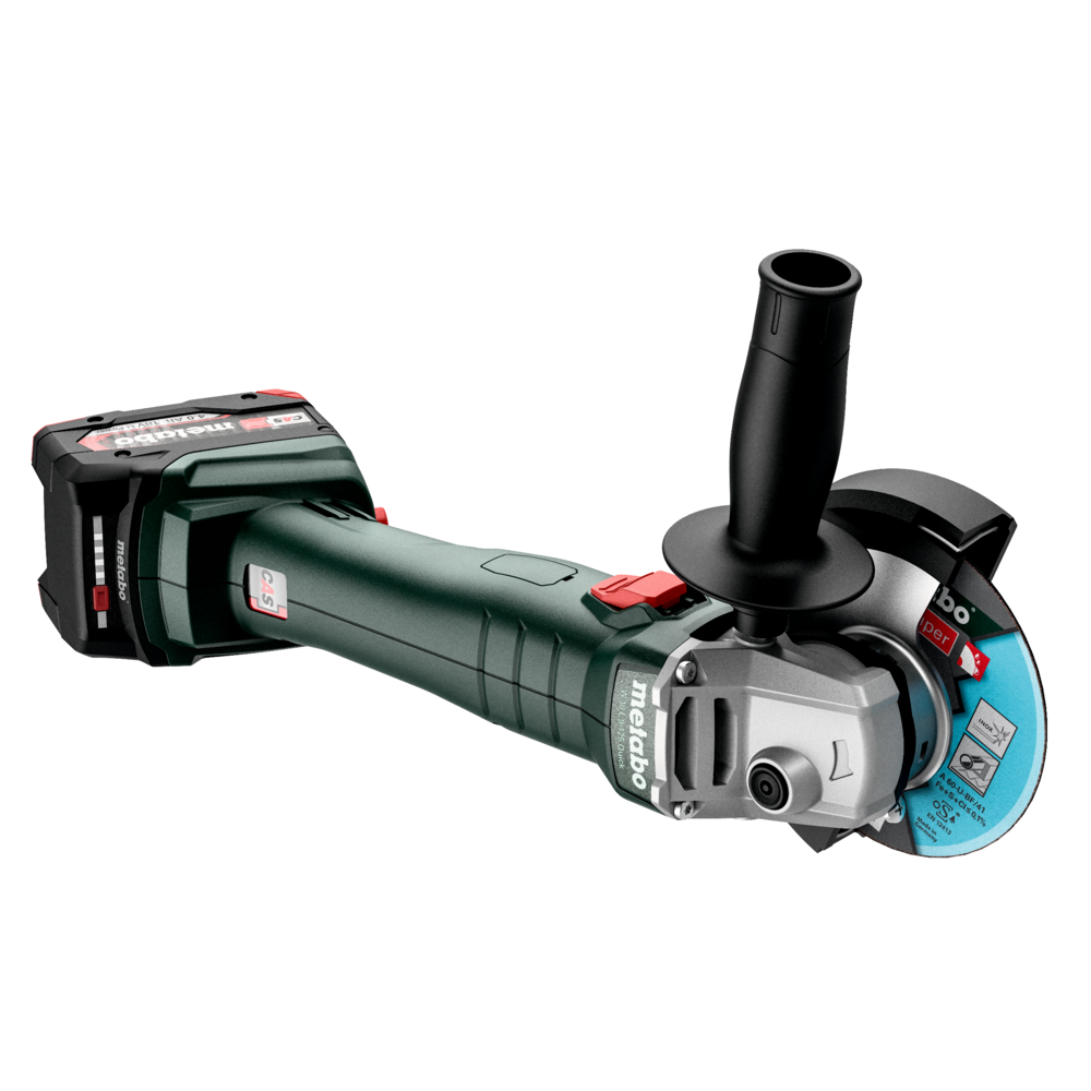Aku úhlová bruska Metabo W 18 L 9-125, 18V, kufr