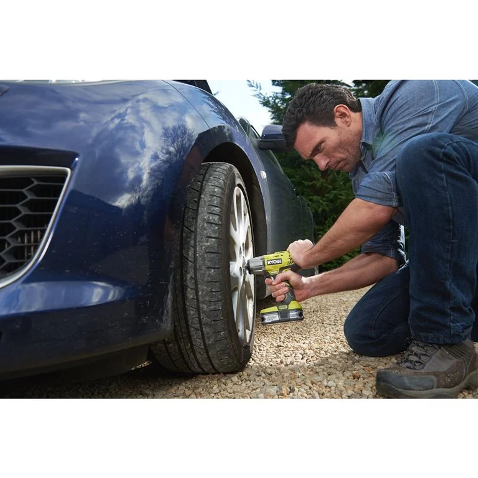 Aku rázový utahovák RYOBI R18IW3-120S, 1×2Ah, 18V