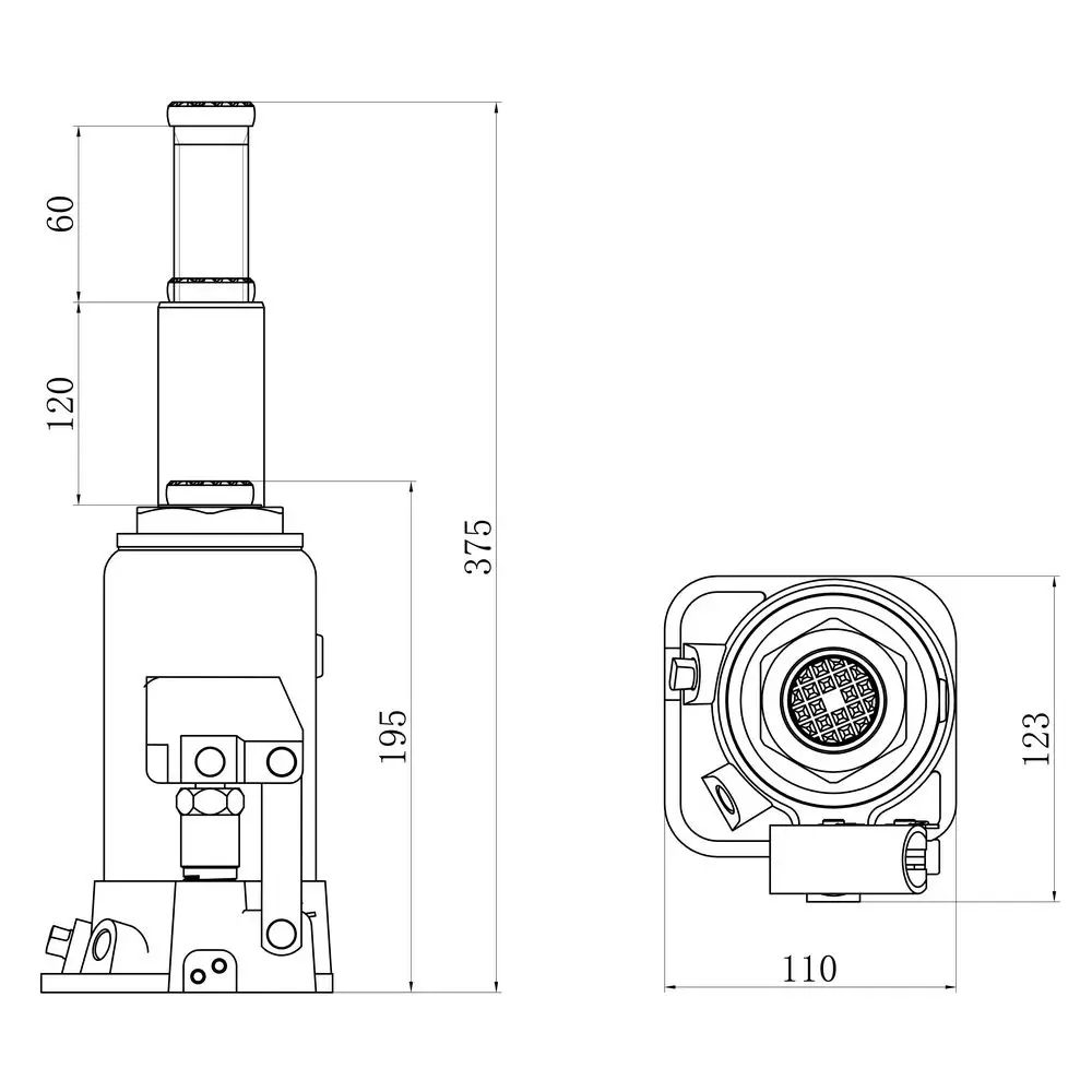 Hydraulický zvedák Güde GSH 10T