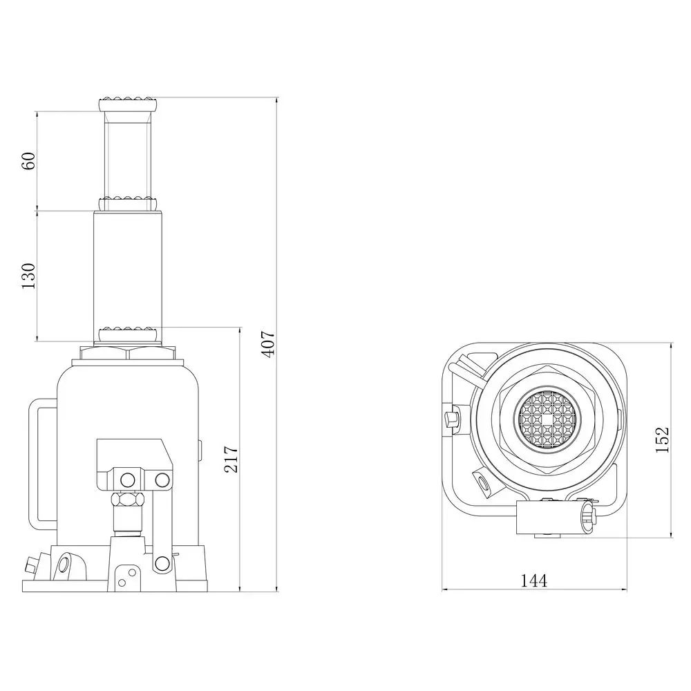 Hydraulický zvedák Güde GSH 20T