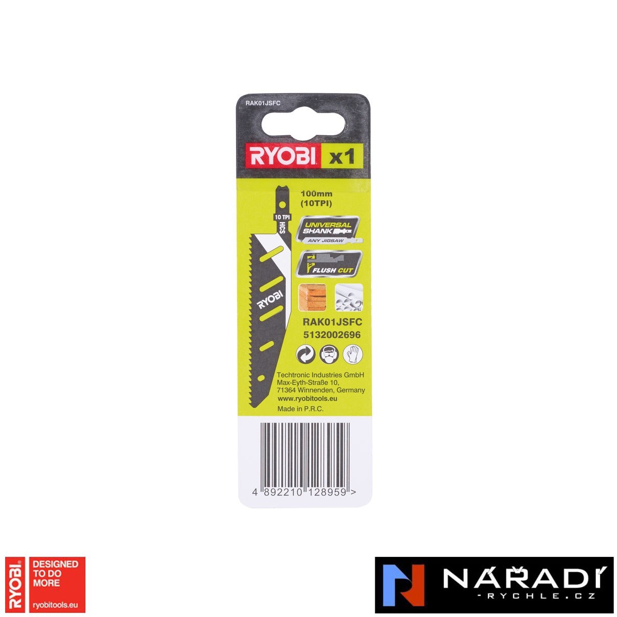 Ryobi RAK01JSFC - plátek do přímočaré pily