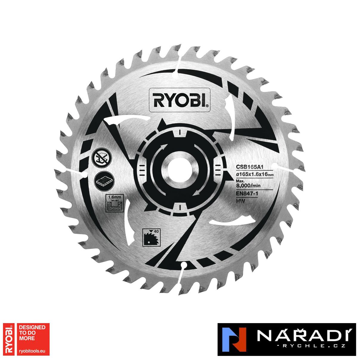 Ryobi CSB165A1 - pilový kotouč pro R18CS