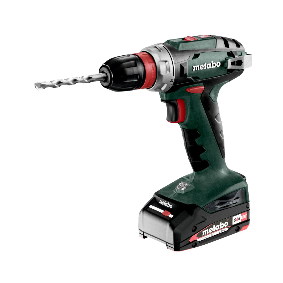 Aku vrtací šroubovák Metabo BS 18 Quick 2×2Ah, 18V, metaBOX