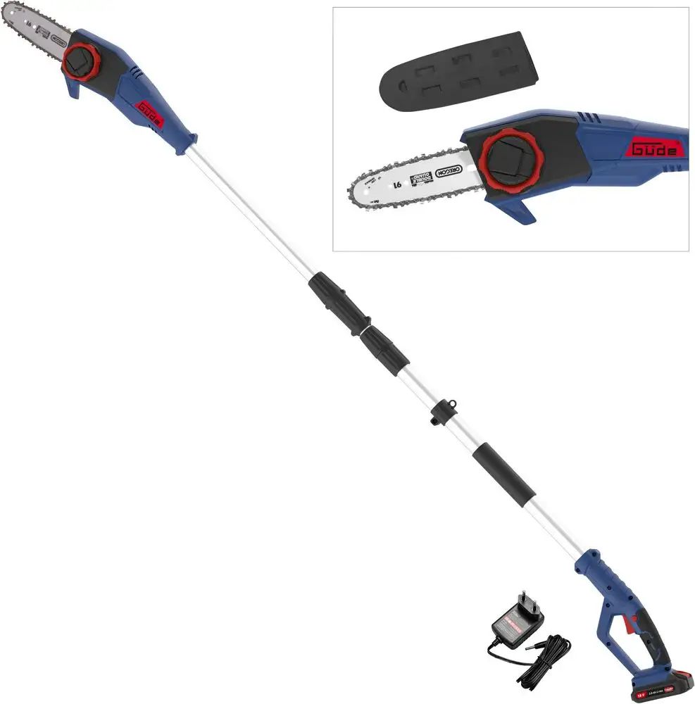 Aku vyvětvovací pila Güde AST 18-201-05, 1×2Ah, 18V