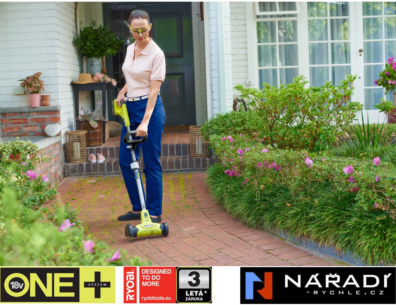 Aku čistič spár Ryobi RY18PCA-0, 18V