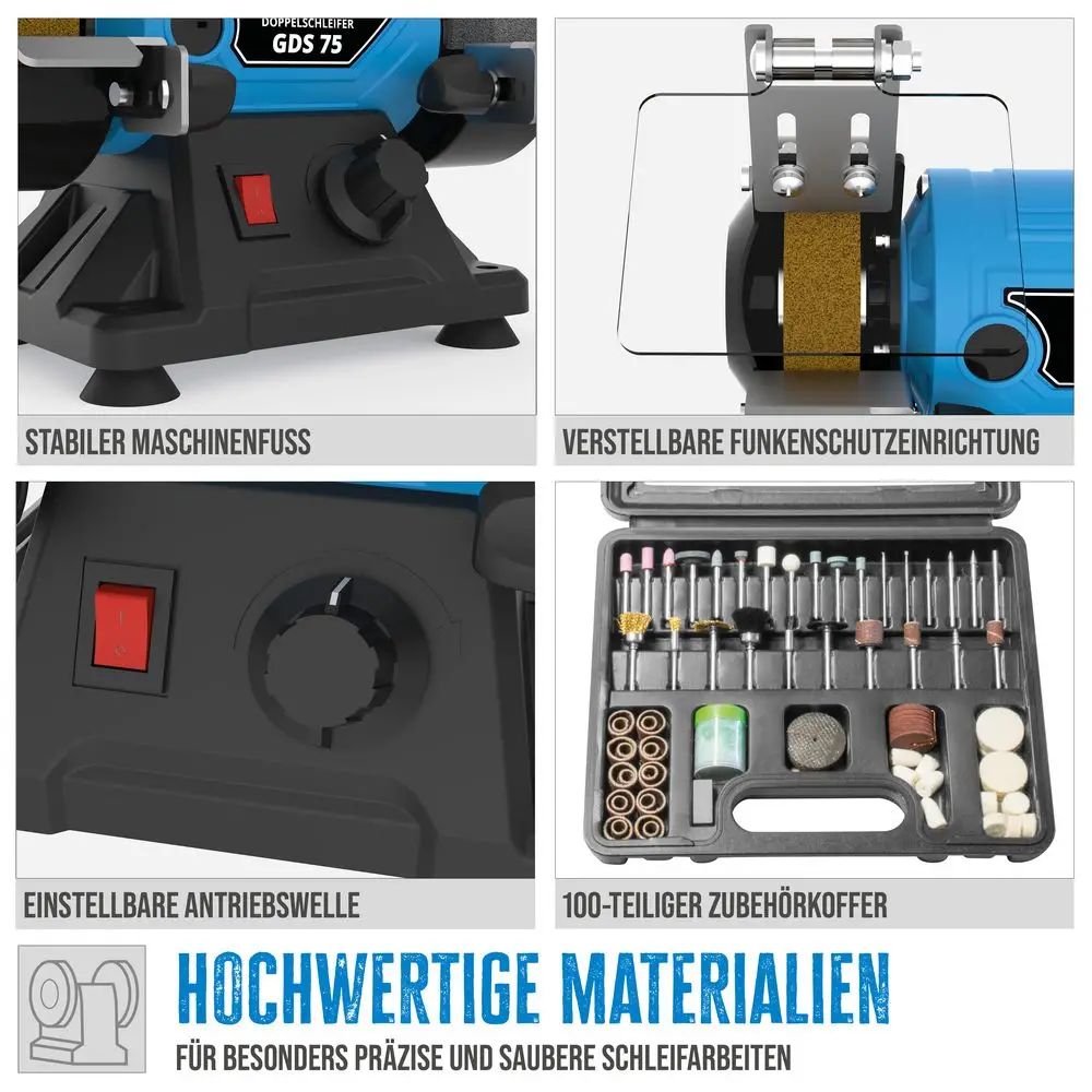 Stolní bruska Güde GDS 75