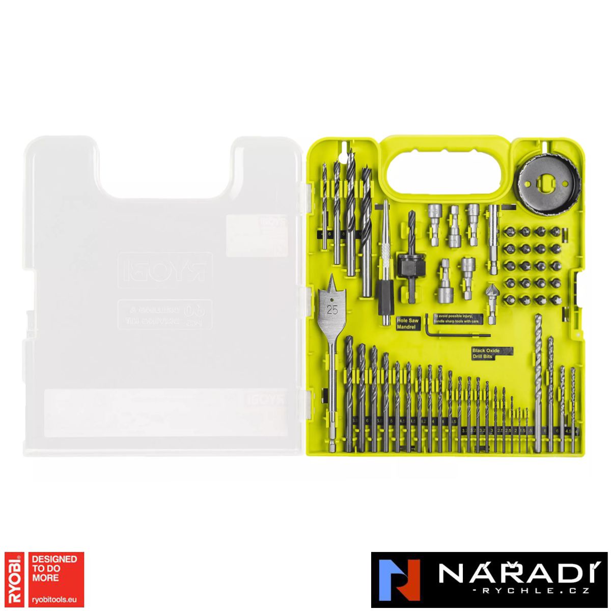 Sada vrtáků a šroubovacích bitů Ryobi RAKDD60