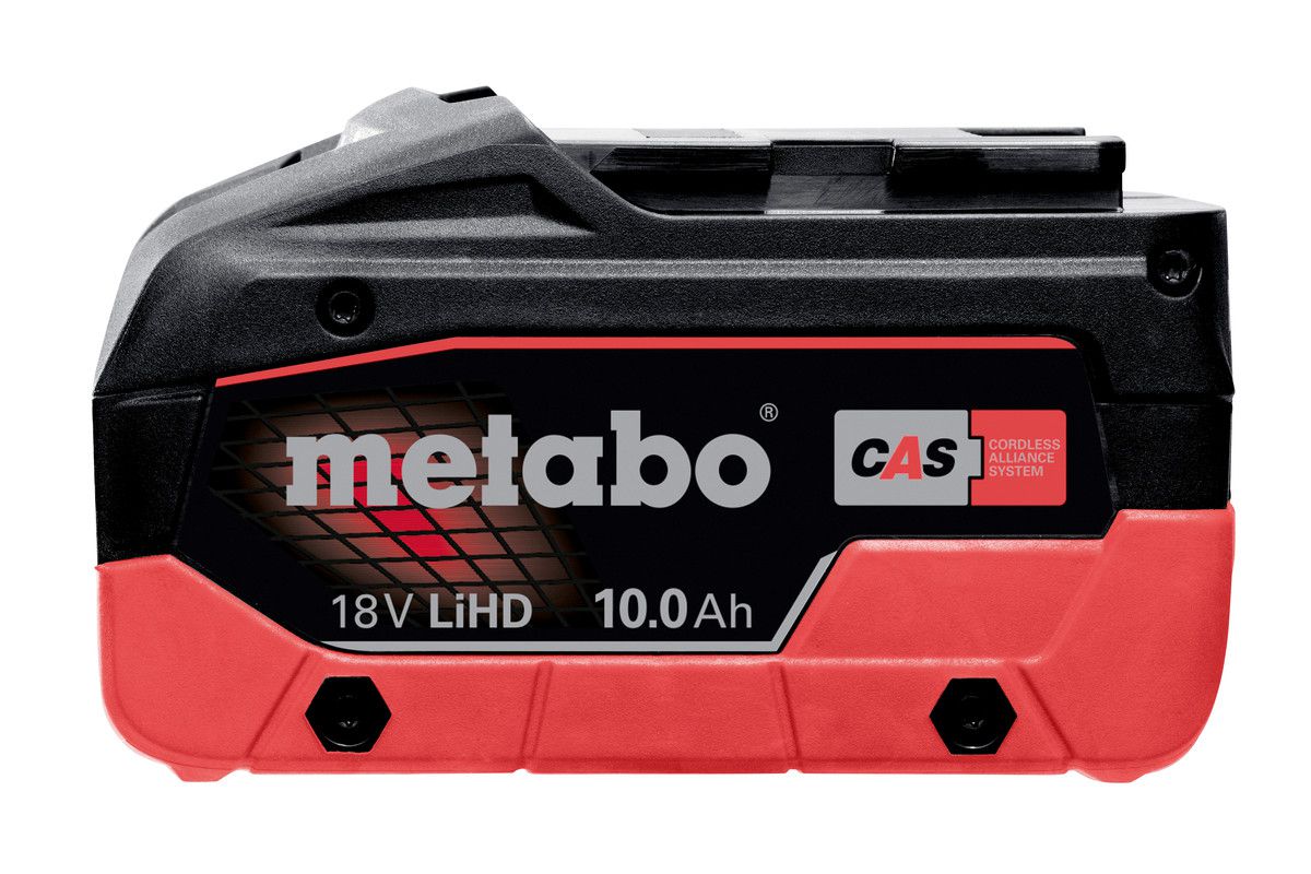 Aku set 4×10 Ah LiHD, ASC 145 Metabo, 18 V, metaBOX