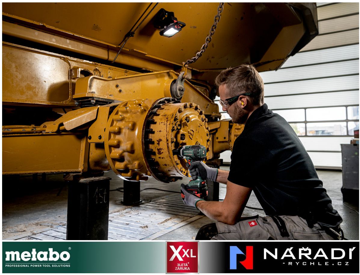 Aku rázový utahovák Metabo SSW 18 LTX 800 BL, 18V, metaBOX