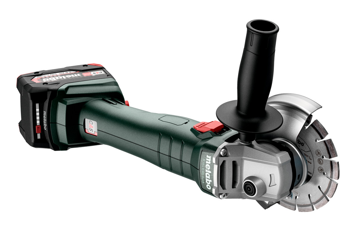 Aku úhlová bruska Metabo W 18 L 9-125 Quick, 18V, metaBOX