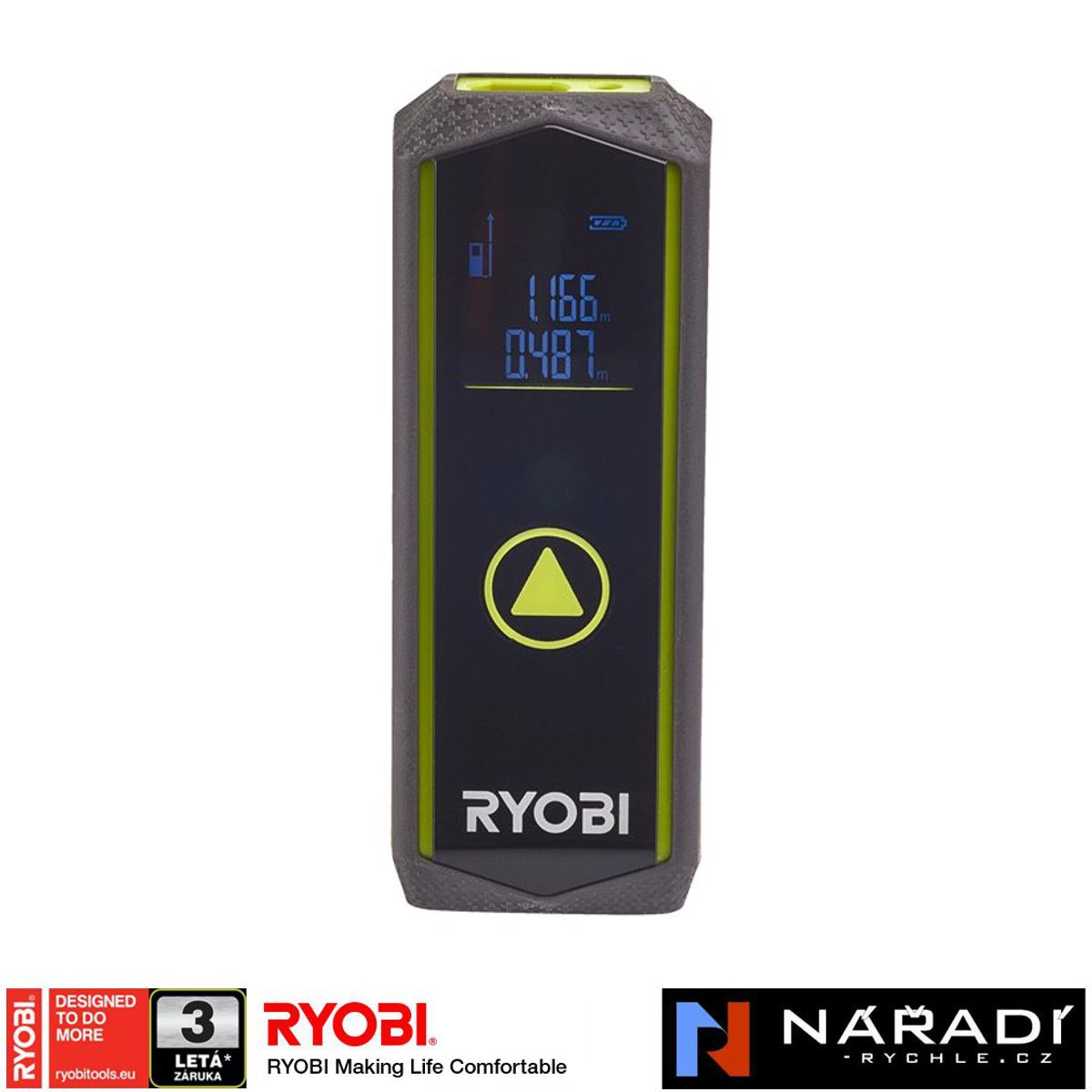 Laserový měřič vzdálenosti Ryobi RBLDM20