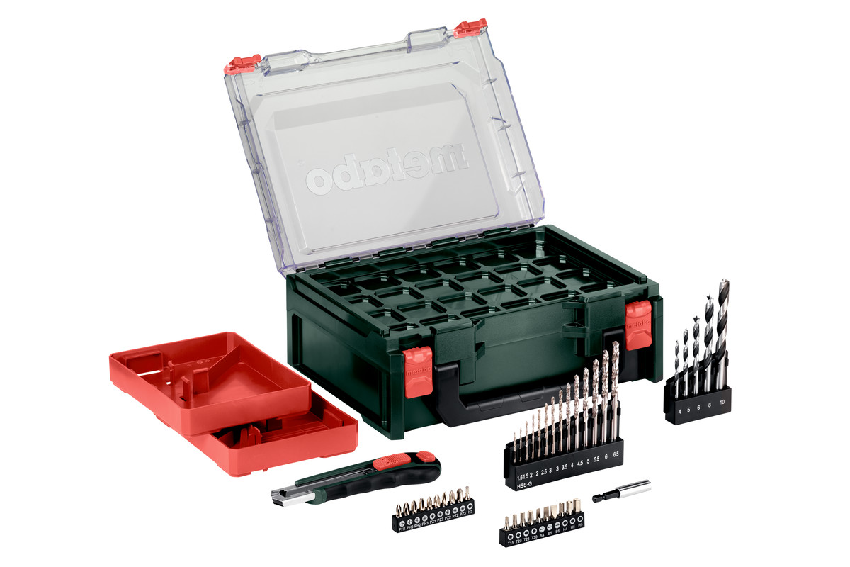 Metabo PowerMaxx BS Basic Set, 2×2Ah, 12V - Mobilní dílna