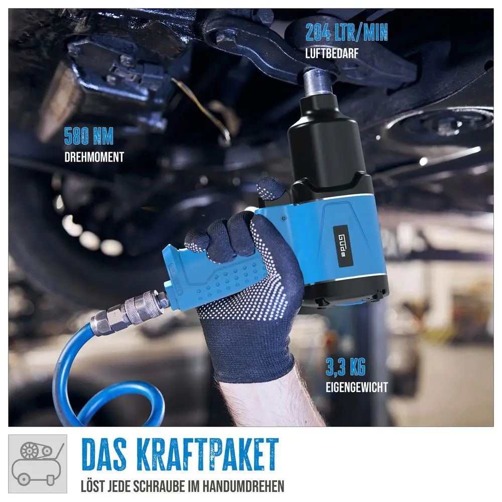 Příklepový utahovák Güde, 14-dílná sada