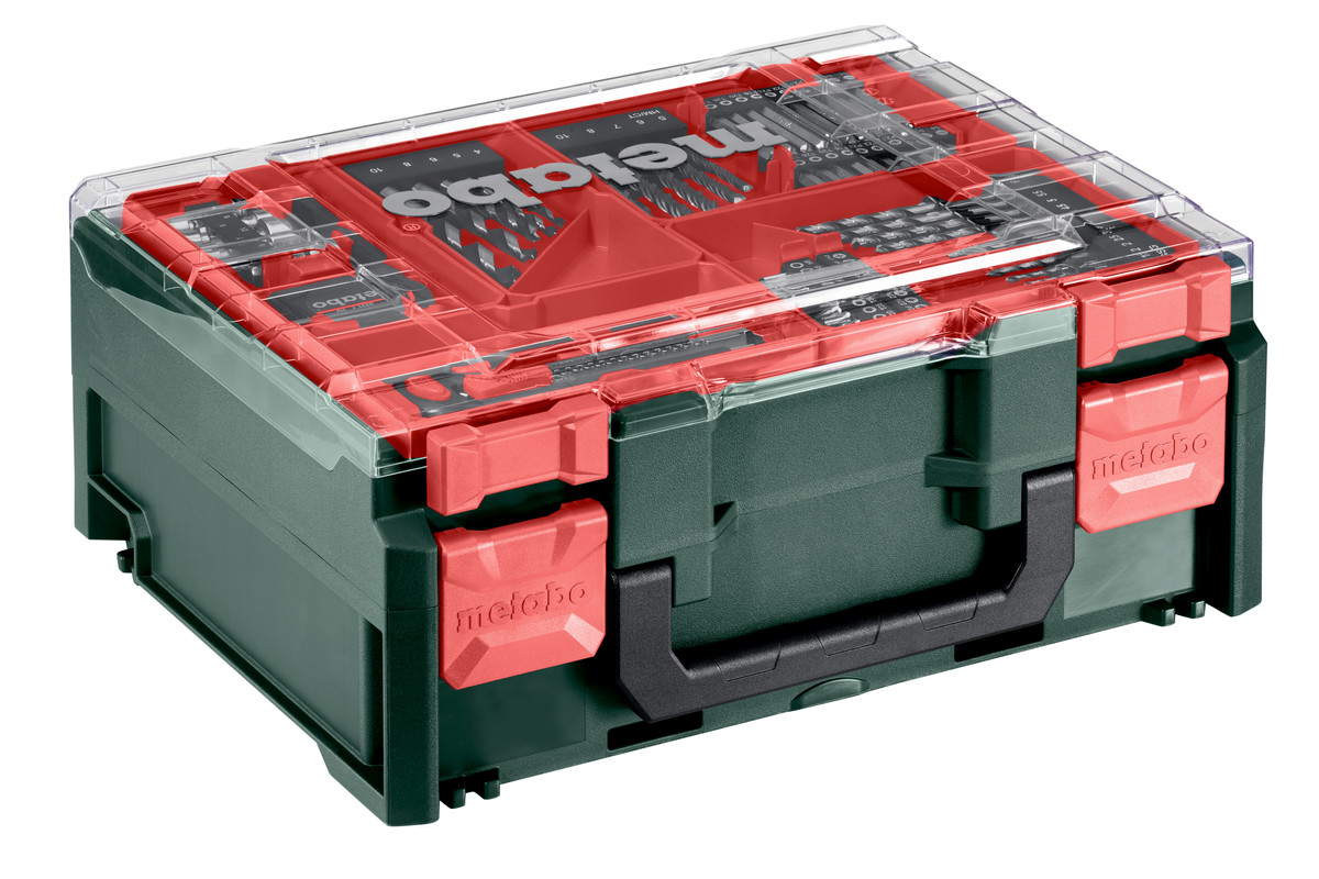 Aku příklepová vrtačka Metabo SB 18 Set, 2×2Ah, 18V - Mobilní dílna