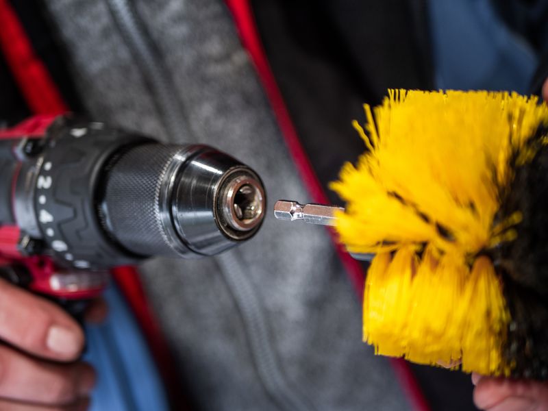 Čistící sada Kefy Strend Pro na vrtačku, 14-dílná