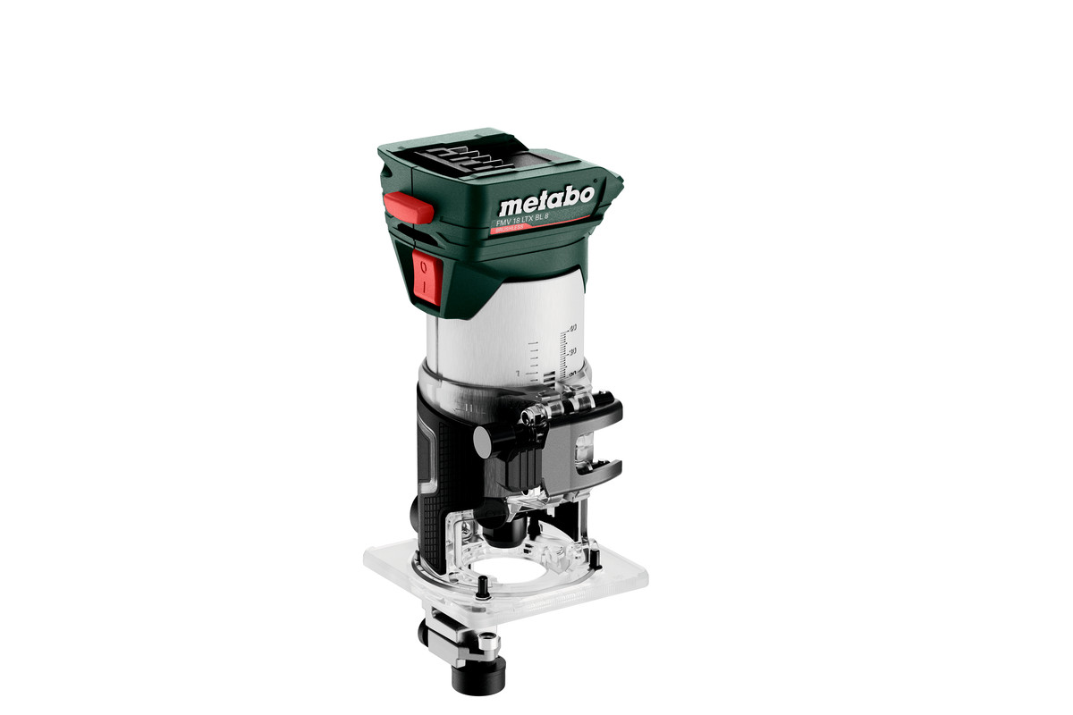 Aku horní frézka Metabo FMV 18 LTX BL 8, 18V