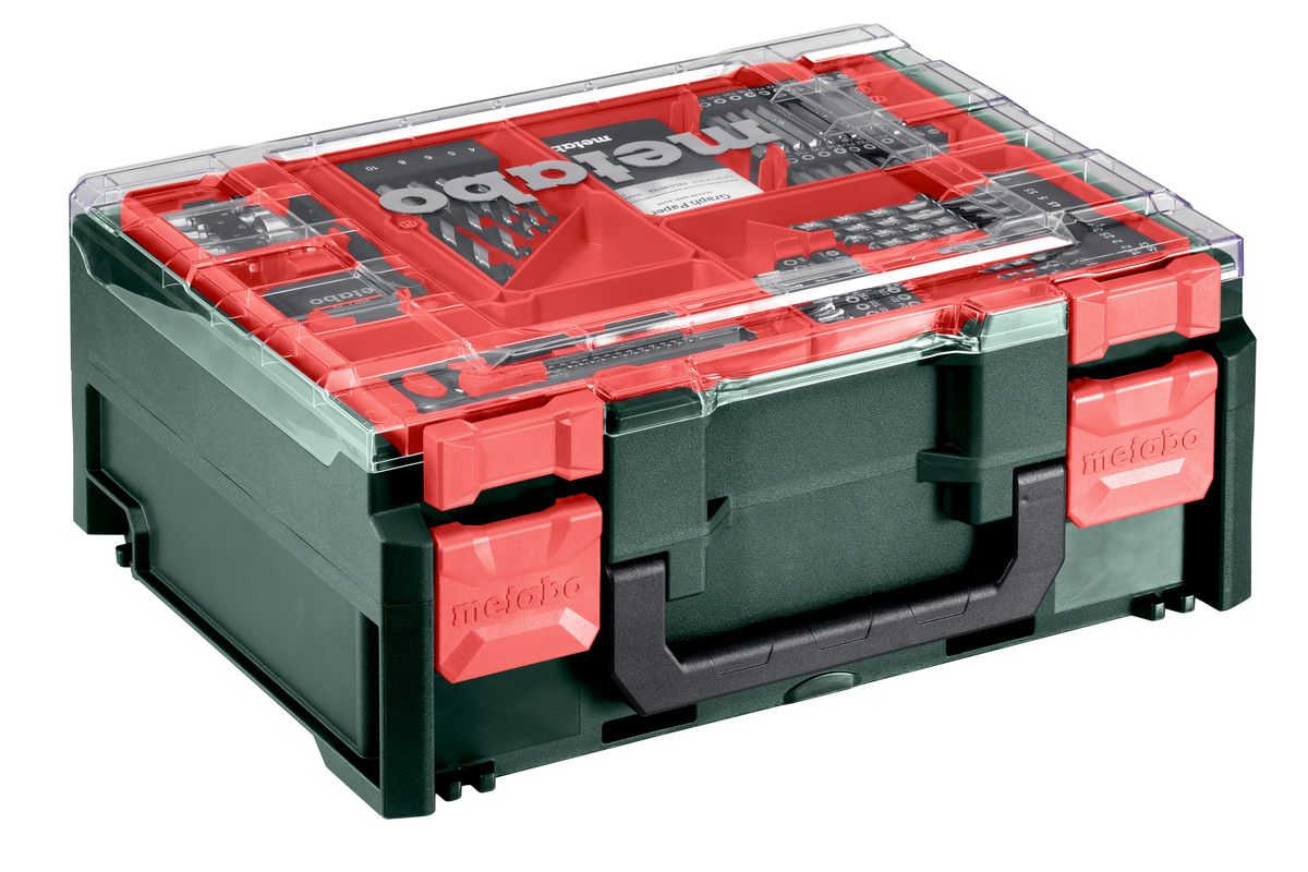 Aku vrtací šroubovák Metabo BS 18 Quick SET, 2×2Ah - Mobilní dílna