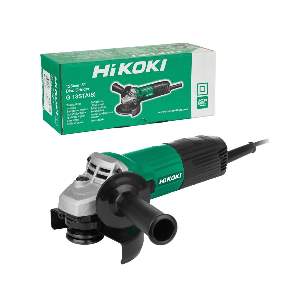 Úhlová bruska HiKOKI G13STAYGZ, 600W, 125mm