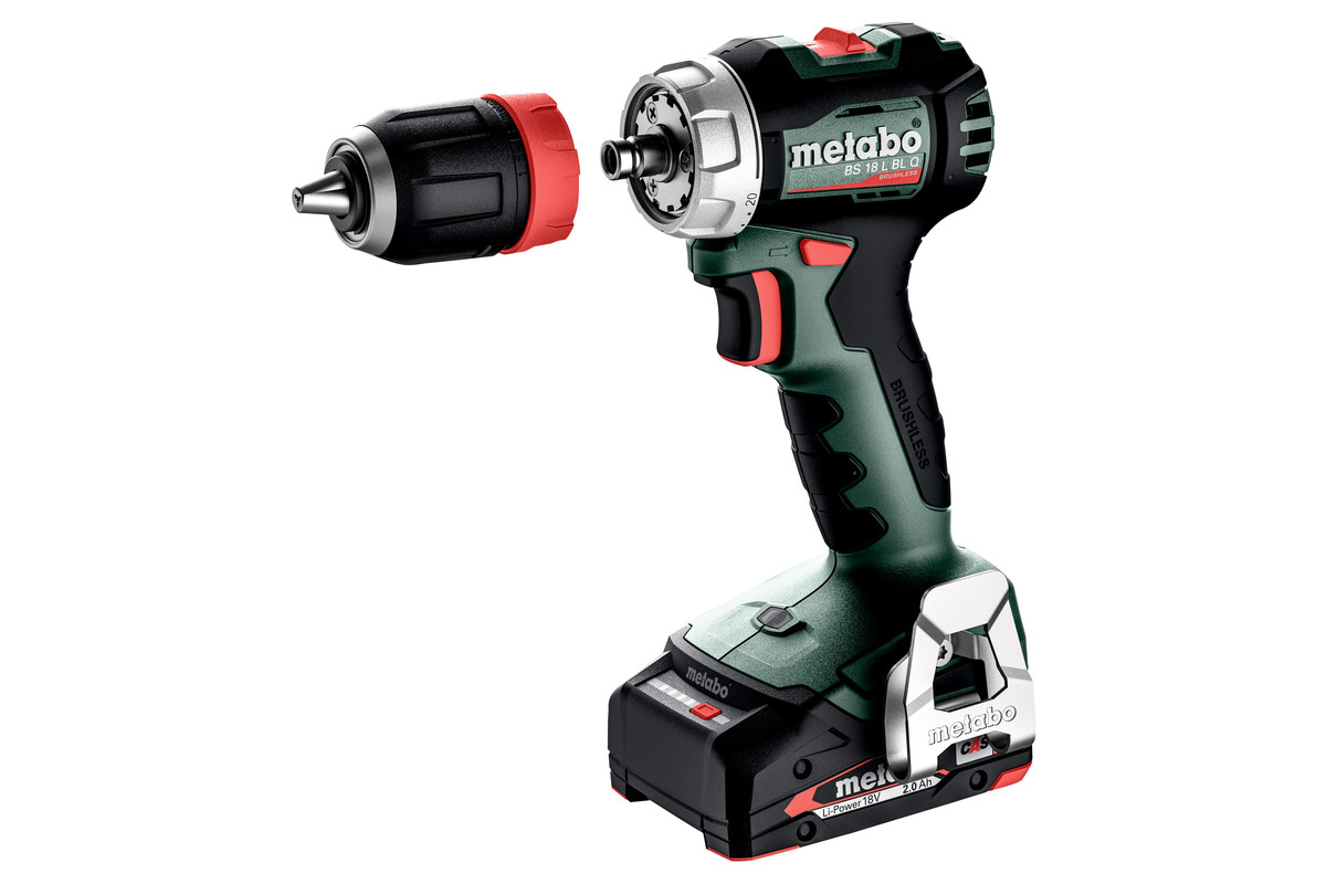 Aku vrtací šroubovák Metabo BS 18 L BL Q, 18V, metaBOX