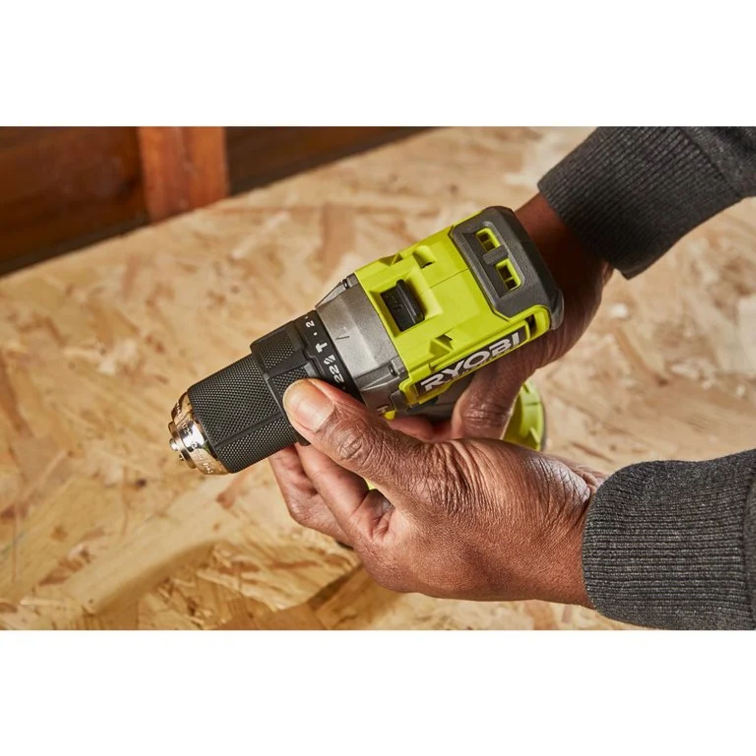 Aku příklepová vrtačka Ryobi RPD18BL1-2C42S, 2Ah+4Ah, 18V