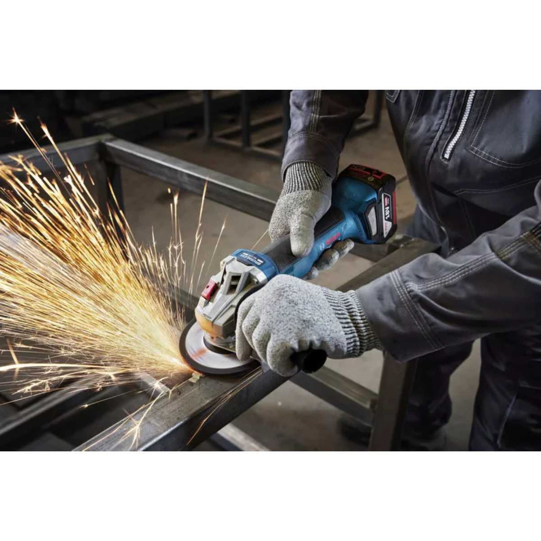 Aku úhlová bruska BOSCH PRO GWS 18V-8, 18V