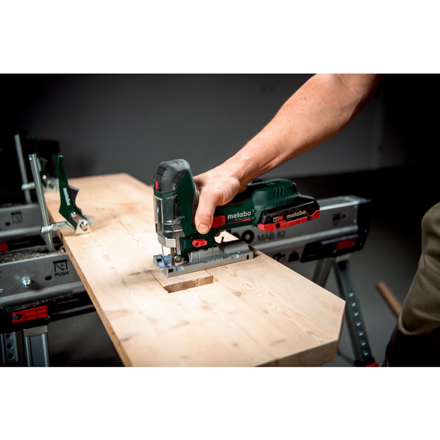 Aku přímočará pila Metabo ST 18 LT 130 BL, 18V